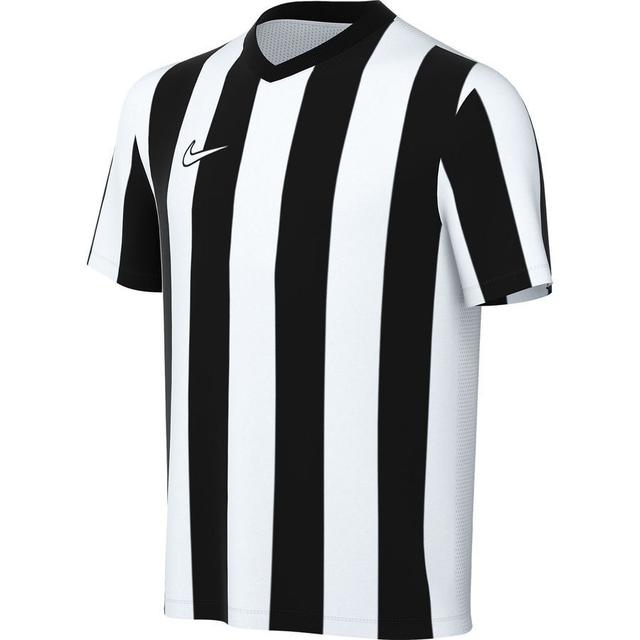 Nike Playershirt Dri-fit Striped Division V - White/black/white Kids, size XS: 122-128 cm on Productcaster.