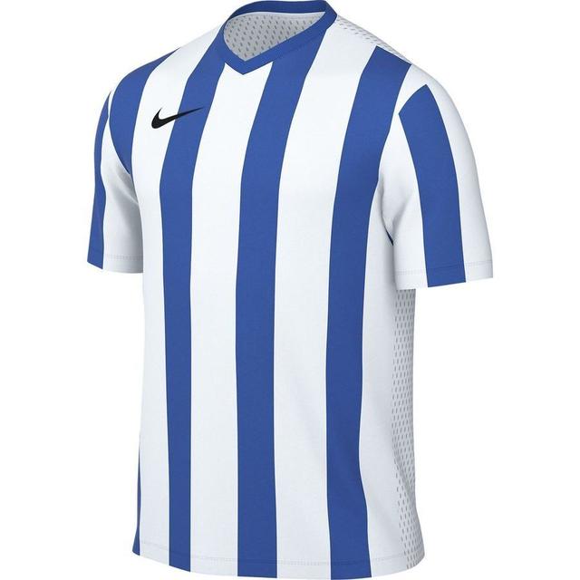 Nike Playershirt Dri-fit Striped Division V - White/royal Blue/black, size X-Large on Productcaster.