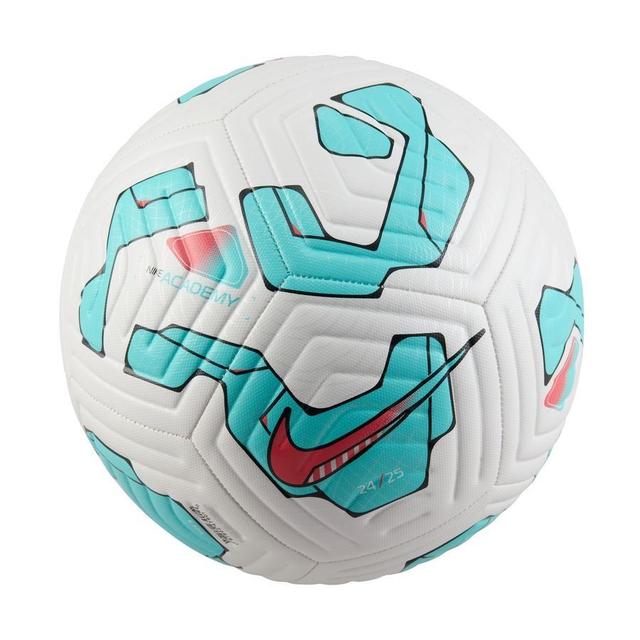 Nike Football Academy Mad Energy - White/turquoise/ember Glow, size Ball SZ. 5 on Productcaster.