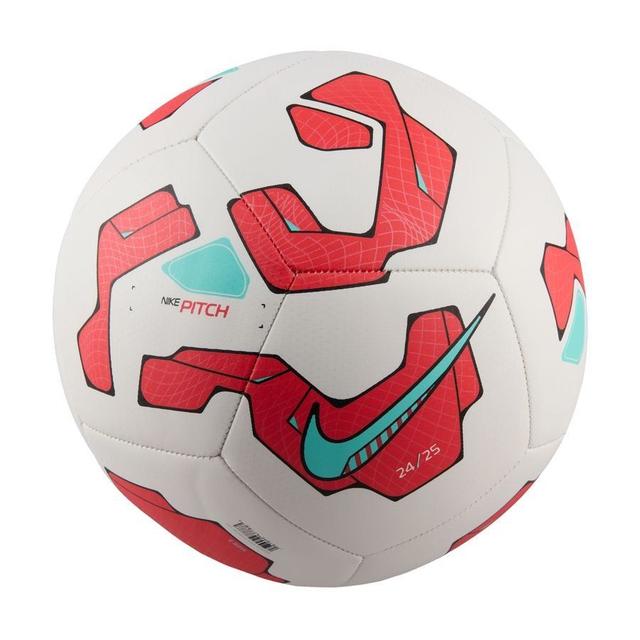 Nike Football Pitch Mad Energy - White/ember Glow/turquoise, size Ball SZ. 4 on Productcaster.