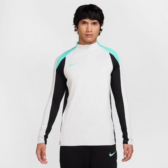 Nike Training Shirt Dri-fit Strike Drill Mad Energy - Photon Dust/black/dynamic Turq, size Large on Productcaster.