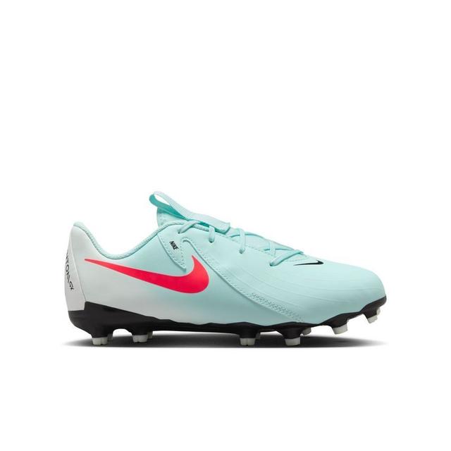 Nike Phantom Gx Ii Academy Mg Mad Energy - Mint/atomic Red/off Noir Kids, size 35 on Productcaster.