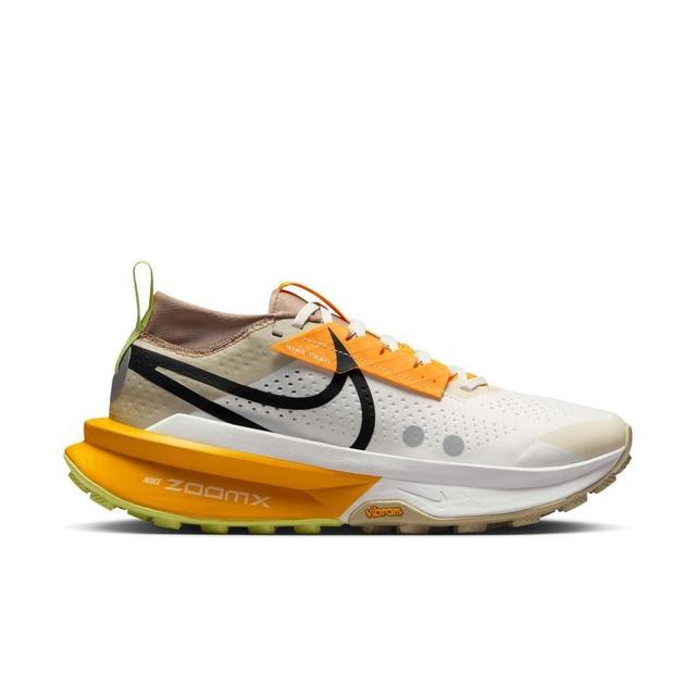 Nike Running Shoe Zoomx Zegama Trail 2 - White/black/khaki/brown/orange Women, size 41 on Productcaster.