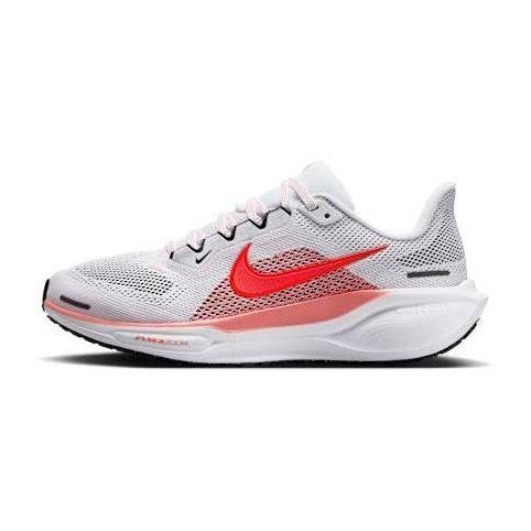 W Air Zoom Pegasus 41 White/brt Crmsn-mgc Embr-black - Nike, size 38½ on Productcaster.