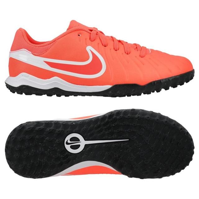 Nike Tiempo Legend 10 Academy Tf Mad Energy - Hot Lava/white Kids - Turf (Tf), size 36 on Productcaster.