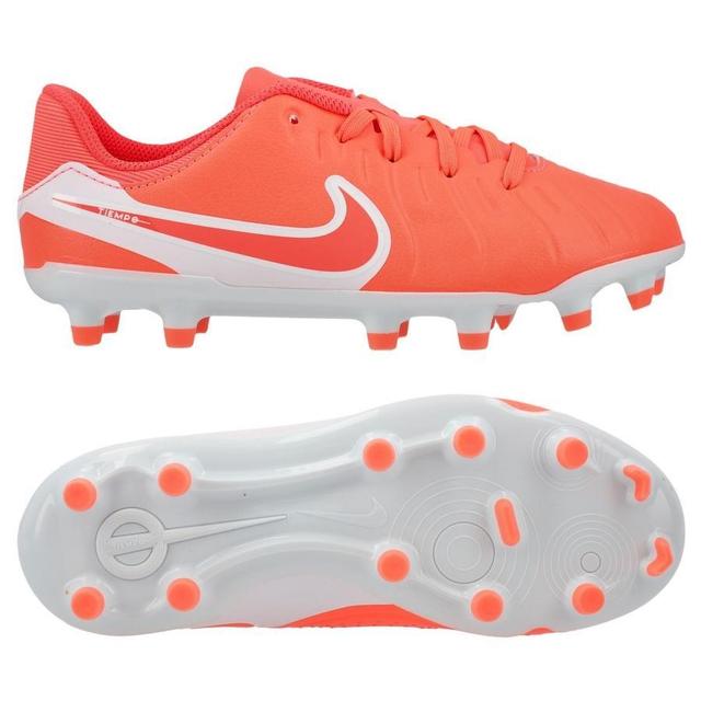 Nike Tiempo Legend 10 Academy Mg Mad Energy - Hot Lava/white Kids, size 35½ on Productcaster.