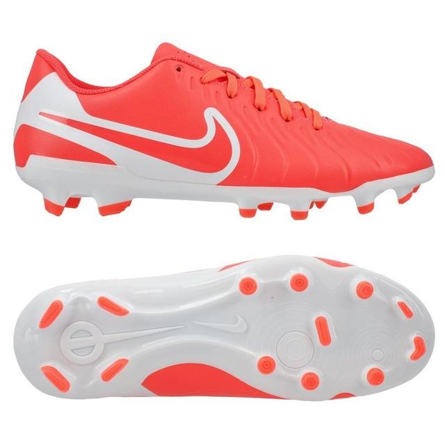 Nike Tiempo Legend 10 Club Mg Mad Energy - Hot Lava/white, size 44½ on Productcaster.