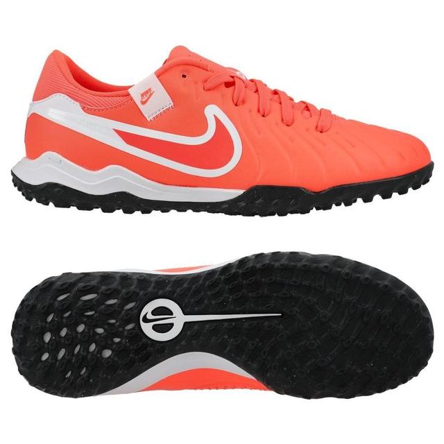 Nike Tiempo Legend 10 Academy Tf Mad Energy - Hot Lava/white - Turf (Tf), size 40½ on Productcaster.