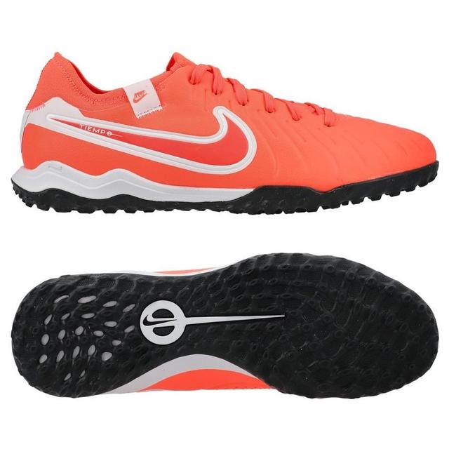 Nike Tiempo Legend 10 Pro Tf Mad Energy - Hot Lava/white - Turf (Tf), size 43 on Productcaster.