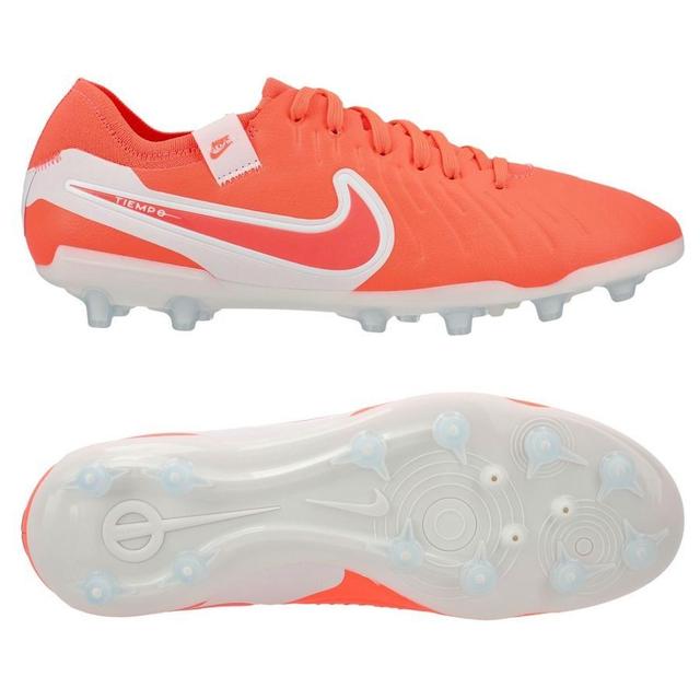 Nike Tiempo Legend 10 Pro Ag-pro Mad Energy - Hot Lava/white - Artificial Grass (Ag), size 38½ on Productcaster.