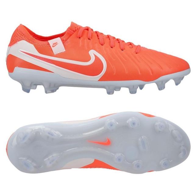 Nike Tiempo Legend 10 Elite Fg Mad Energy - Hot Lava/white - Grass (Fg), size 46 on Productcaster.