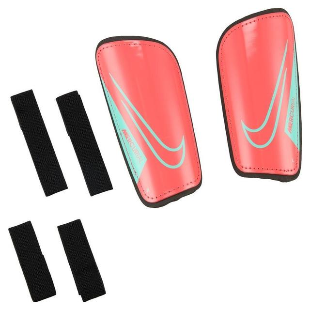 Nike Shin Pads Mercurial Hard Shell Mad Energy - Ember Glow/black, size X-Small/130-140cm on Productcaster.