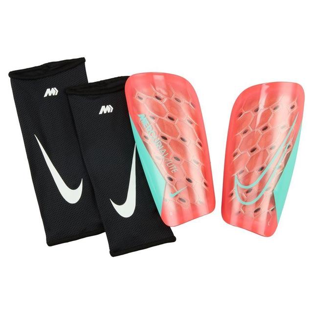 Nike Shin Pads Mercurial Lite Mad Energy - Ember Glow, size X-Small/130-140cm on Productcaster.