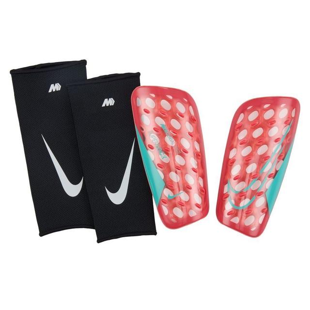 Nike Shin Pads Mercurial Flylite Superlock Mad Energy - Ember Glow/turquoise, size Large/170-180cm on Productcaster.