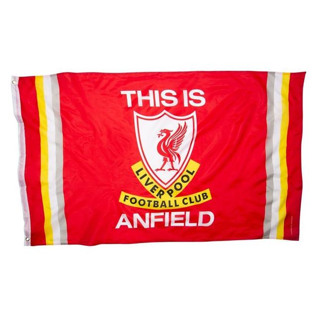 Liverpool Flag This Is Anfield - Red/white/yellow - Liverpool Fc, size One Size on Productcaster.