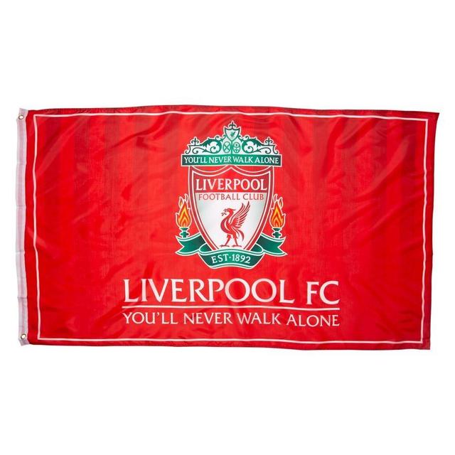 Liverpool Flag Logo - Red - Liverpool Fc, size One Size on Productcaster.