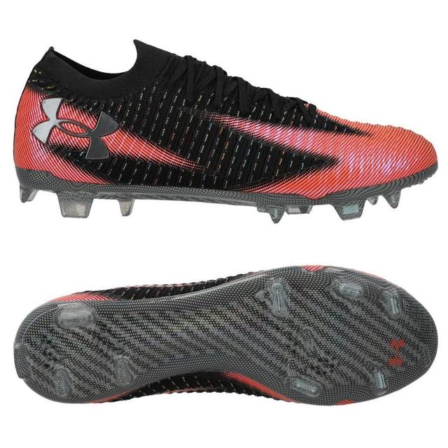 Under Armour Shadow Elite 3.0 Fg - Black/ares Red/metallic Gun Metal - Grass (Fg), size 45 on Productcaster.