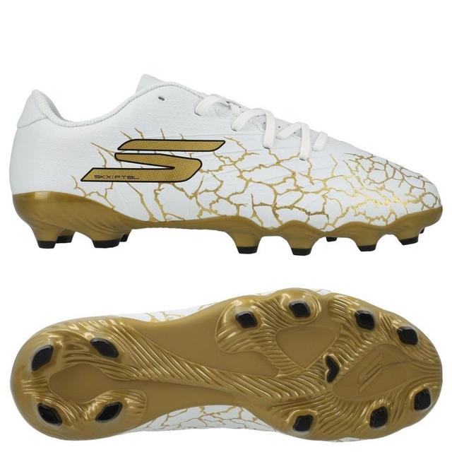 Skechers Skx_01 1.5 Low Fg Electrum - White/gold Kids - Grass (Fg), size 33½ on Productcaster.