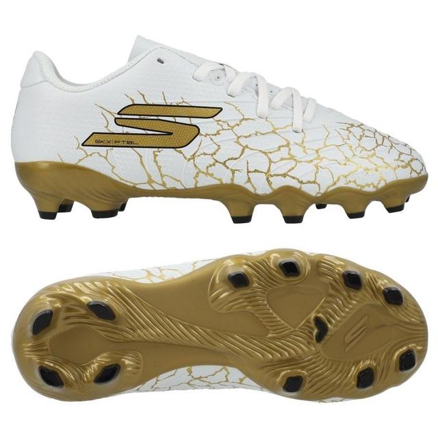 Skechers Skx_01 1.5 Low Fg Electrum - White/gold Kids - Grass (Fg), size 31 on Productcaster.