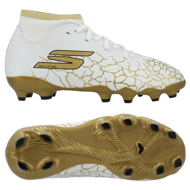 Skechers Skx_01 1.5 Fg Electrum - White/gold Kids - Grass (Fg), size 30 on Productcaster.