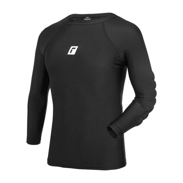 Reusch Goalkeeper Shirt Baselayer Compression Soft Padded - Black, size Small on Productcaster.