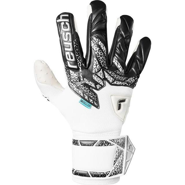 Reusch Goalkeeper Gloves Attrakt Speedbump Gk:Lab - White/silver/black, size 10 on Productcaster.