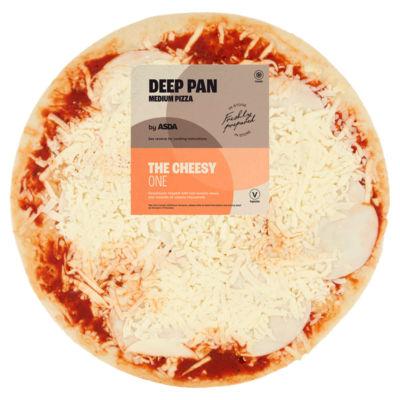 ASDA The Cheesy One Medium Deep Pan Pizza 378g on Productcaster.