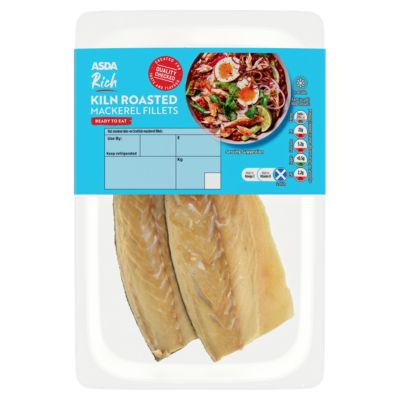 ASDA Rich Kiln Roasted Mackerel Fillets (Typically 250g) on Productcaster.