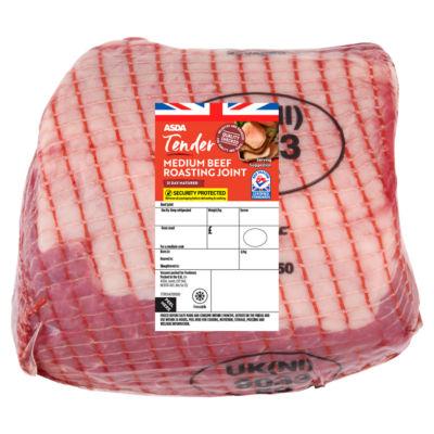 ASDA Tender Medium Beef Roasting Joint (Typically 1kg) on Productcaster.