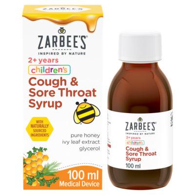 Zarbee's Children's Cough & Sore Throat Syrup 100ml on Productcaster.