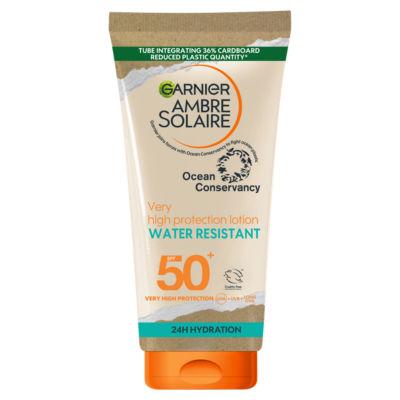 Garnier Ambre Solaire SPF 50+ Water Resistant High Protection Lotion on Productcaster.