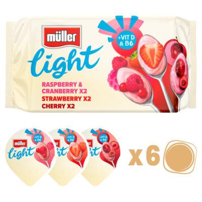 Muller Fat Free Light Red Fruits Yogurts on Productcaster.