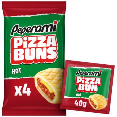 Peperami Pizza Buns Hot 4 x 40g (160g) on Productcaster.