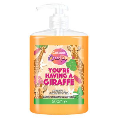 Cussons Creations Limited Editions Hand Wash Apricot & Jungle Papaya 500ml on Productcaster.