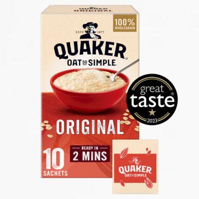 Quaker Oat So Simple Original Porridge Sachets on Productcaster.