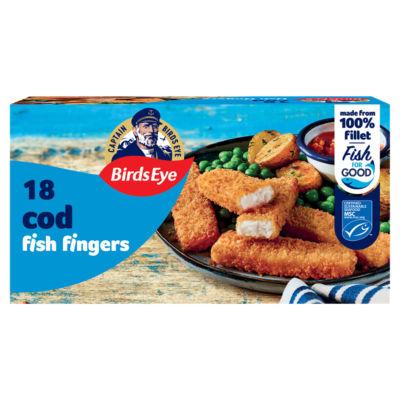 On Offer - Birds Eye 18 Cod Fish Fingers 504g on Productcaster.