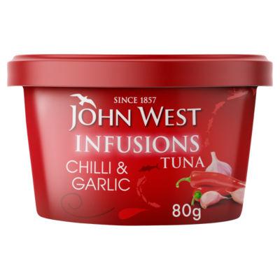 John West Infusions No Drain Tuna Chilli & Garlic on Productcaster.