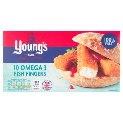 On Offer - Young's 10 Omega 3 Fish Fingers on Productcaster.