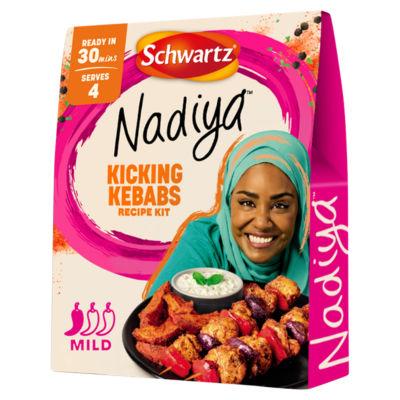 Schwartz Nadiya Kicking Kebabs Recipe Kit 75g on Productcaster.