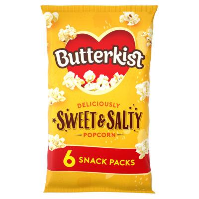 Butterkist Sweet & Salty Popcorn 6 x 12g on Productcaster.