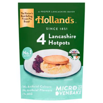 On Offer - Holland's 4 Lancashire Hotpots on Productcaster.