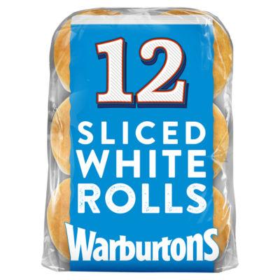 Warburtons Sliced Soft White Rolls on Productcaster.