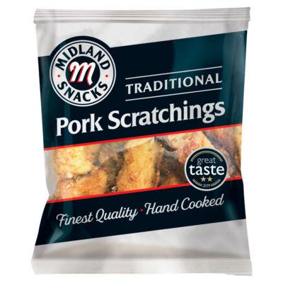 Midland Snacks Traditional Pork Scratchings on Productcaster.