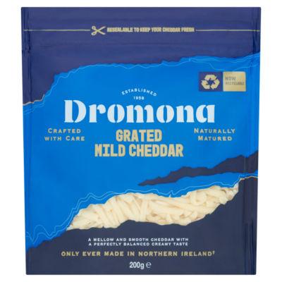 On Offer - Dromona Mild Grated Cheddar on Productcaster.