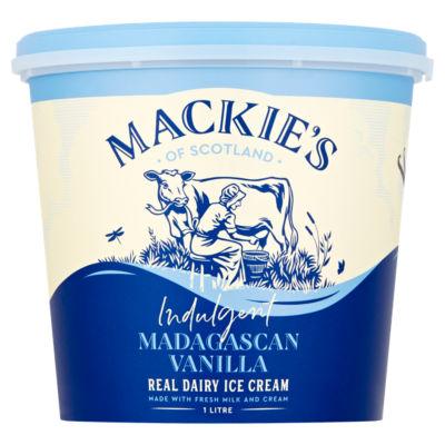 Mackie's of Scotland Indulgent Madagascan Vanilla Real Dairy Ice Cream 1 Litre on Productcaster.