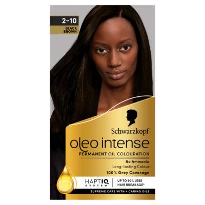 Schwarzkopf Oleo Intense Permanent Oil Colouration 2-10 Black Brown on Productcaster.