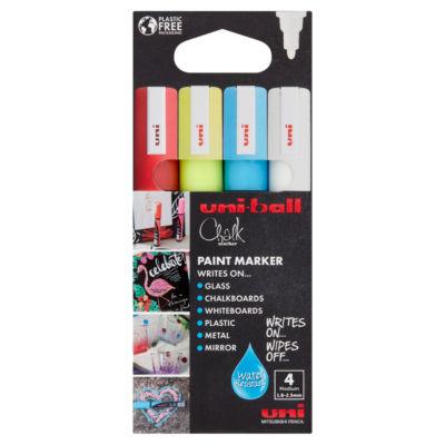 uni-ball 4 Chalk Marker Assorted on Productcaster.