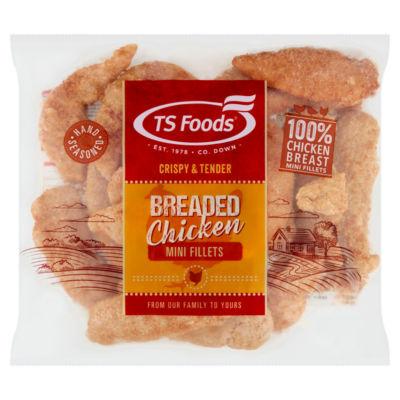 On Offer - TS Foods Breaded Chicken Mini Fillets on Productcaster.