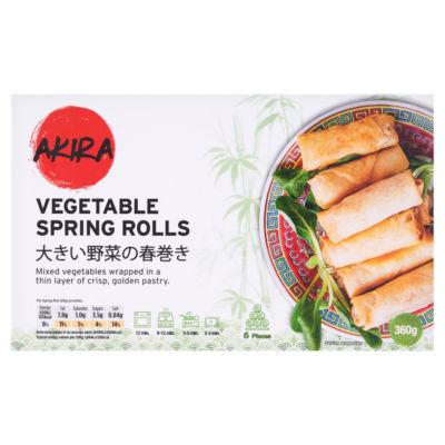 On Offer - Akira Vegetable Spring Rolls 360g on Productcaster.