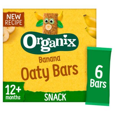 On Offer - Organix Banana Soft Oaty Bars 12+ Months 6 x 23g (138g) on Productcaster.